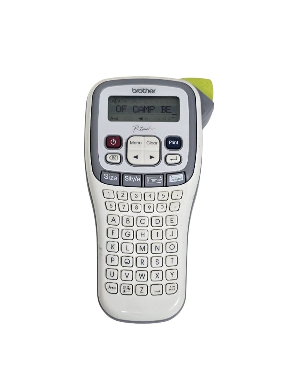Brother PT-H100 P-touch Portable Label Maker Tested Powers On